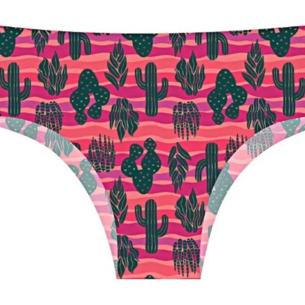 Cheek Boss Valentines Desert Cacti Cheeky Panty XL
